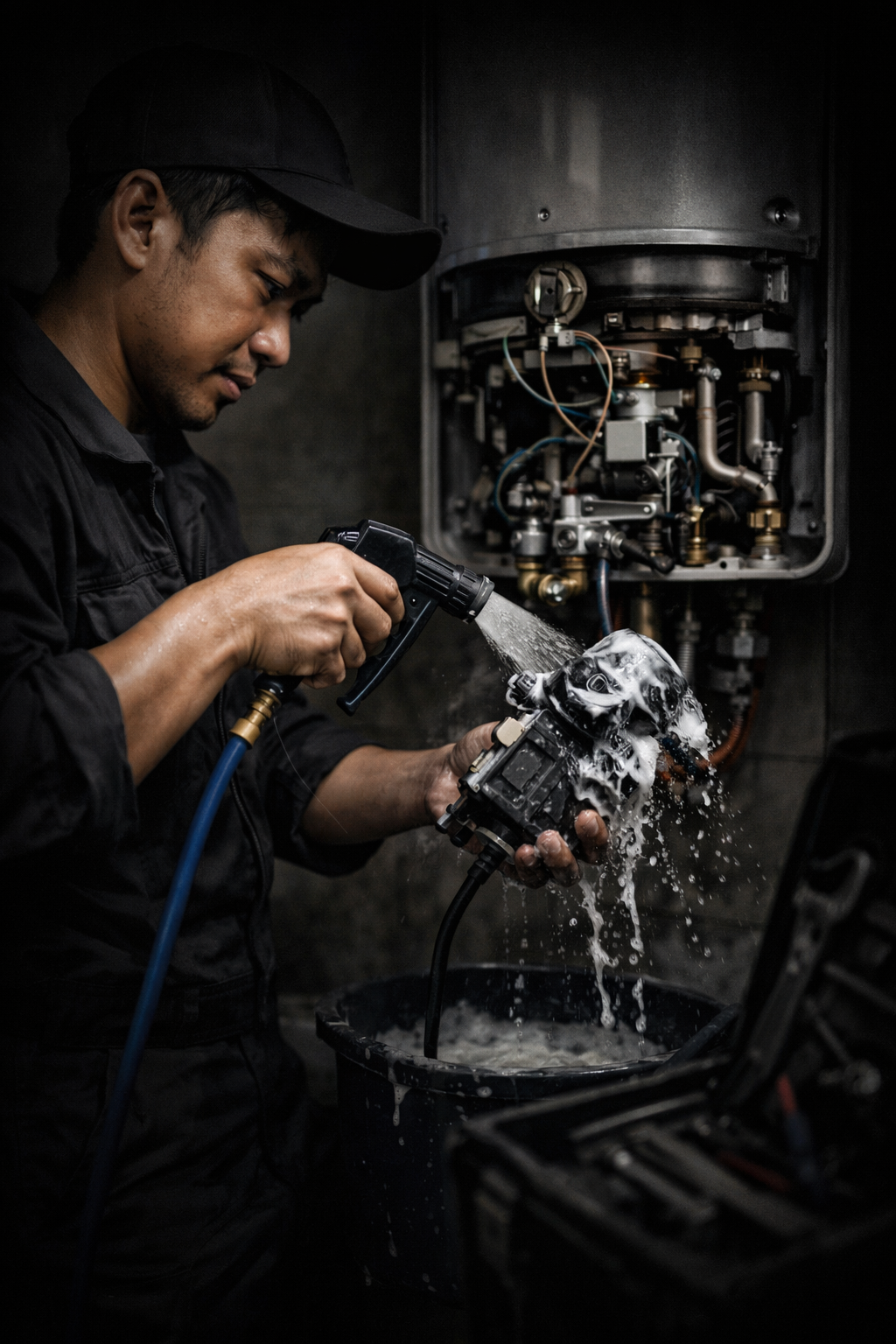 Jasa Pencucian Kuras Tabung Water Heater di Bali Gianyar Kuta dan Kawasan Bali Lainnya Murah Terdekat